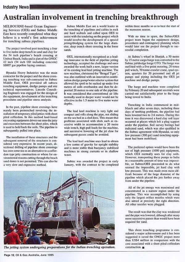 June 1995 Media Release